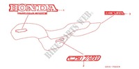 EMBLEMA/STRISCIA (CB750F2T) per Honda CB 750 RED 1996