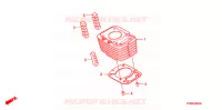 CILINDRO per Honda CBF 125 M STUNNER Front brake drum 2009