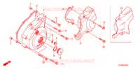 COPERTURA CASSA MANOVELLA/ GENERATORE(2) per Honda CBF 125 M STUNNER Front brake drum 2009