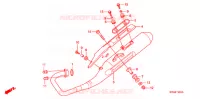 SMORZATORE SCARICO (2) per Honda CBF 125 M STUNNER Front brake drum 2009