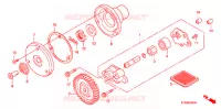 CASSA MANOVELLA/POMPA OLIO per Honda CBF 125 M STUNNER Front brake disk 2015