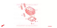 CILINDRO per Honda CBF 125 M STUNNER Front brake disk 2015