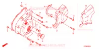 COPERTURA CASSA MANOVELLA/ GENERATORE(2) per Honda CBF 125 M STUNNER Front brake disk 2015