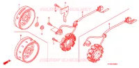 COPERTURA CASSA MANOVELLA/ GENERATORE(2) per Honda CBF 125 M STUNNER Front brake disk 2015
