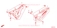 COPERTURA LATO (2) per Honda CBF 125 M STUNNER Front brake disk 2015