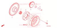 INNESTO AVVIATORE  per Honda CBF 125 M STUNNER Front brake disk 2015