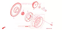 INNESTO AVVIATORE  per Honda CB 150 UNICORN 2007