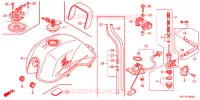 SERBATOIO CARBURANTE  per Honda CB 150 UNICORN 2007