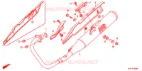 SMORZATORE SCARICO per Honda CB 150 UNICORN 2007