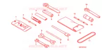 UTENSILI/SCATOLA BATTERIA per Honda CB 150 UNICORN 2007