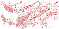 FANALE LUCE POSTERIORE (1) per Honda CBR 1000 RR ABS RED 2009