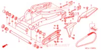 BRACCIO OSCILLANTE/CASSA CATENA per Honda CBR 1000 RR 2006