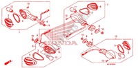 FRECCIA LAMPEGGIATORE (CBR600RR'09 '11/RA) per Honda CBR 600 RR ABS 2009