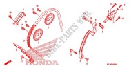 CATENA CAMMA/TENSIONE per Honda CBR 600 RR ABS 2010