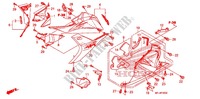 RIPARO INFERIORE (G.) (CBR600RR'09 '11/RA) per Honda CBR 600 RR ABS BLACK 2011