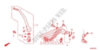 PEDALE/BRACCIO AVVIATORE A TIRO per Honda CRF 250 R 2015