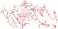 SMORZATORE SCARICO(2) per Honda CRF 250 M RED 2013