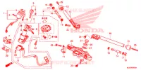 CONDOTTO MANIGLIA/PONTE SOPRA (2) per Honda CBR 650 F ABS 2017