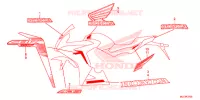EMBLEMA/STRISCIA (4) per Honda CBR 650 F ABS 2017