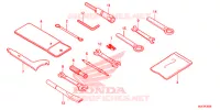UTENSILI/SCATOLA BATTERIA per Honda CBR 650 F ABS 2017