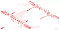 FRECCIA LAMPEGGIATORE (CRF1000A/CRF1000D) per Honda AFRICA TWIN 1000 ABS 2017