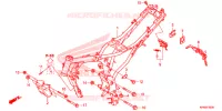 CORPO TELAIO per Honda CB 125 F 2019