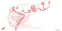 FARO ANTERIORE per Honda CB 125 F 2019