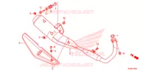 SMORZATORE SCARICO(2) per Honda CB 125 F 2019