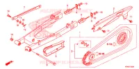 BRACCIO OSCILLANTE/CASSA CATENA per Honda CB 125 F 2018