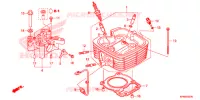 CILINDRO/TESTATA per Honda CB 125 F 2018