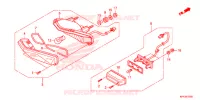 LUCE CODA/LUCE TARGA per Honda CB 125 F 2018