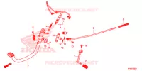 PEDALE (GLR1251WHH) per Honda CB 125 F 2018