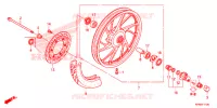 RUOTA ANTERIORE per Honda CB 125 F 2018