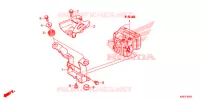 CILINDRO MAESTRO FRENO/MODULATORE ABS per Honda MSX 125 ABS 2017