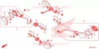 FRECCIA LAMPEGGIATORE (ED,KO,U,V) per Honda MSX 125 ABS 2017