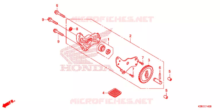 CASSA MANOVELLA/POMPA OLIO Honda MOTO 125 MSX 2017  MSX125AH