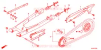 BRACCIO OSCILLANTE/CASSA CATENA per Honda CB 125 F DRIVING SCHOOL YA 2016