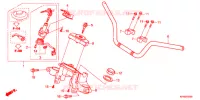 CONDOTTO MANIGLIA/PONTE SOPRA (2) per Honda CB 125 F DRIVING SCHOOL YA 2016