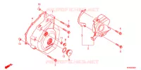 COPERTURA CASSA MANOVELLA/ GENERATORE(2) per Honda CB 125 F DRIVING SCHOOL YA 2016