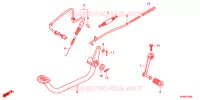 GRADINO/BRACCIO A TIRO/ PEDALE CAMBIO per Honda CB 125 F DRIVING SCHOOL YA 2016