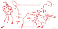 LEVA MANIGLIA/INTERRUTTORE/CAVO(1) per Honda CB 125 F DRIVING SCHOOL YA 2016