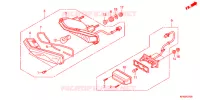 LUCE CODA/LUCE TARGA per Honda CB 125 F DRIVING SCHOOL YA 2016