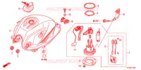 SERBATOIO COMBUSTIBILE per Honda CB 125 F DRIVING SCHOOL YA 2016