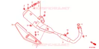 SMORZATORE SCARICO(2) per Honda CB 125 F DRIVING SCHOOL YA 2016