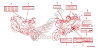 ETICHETTA CAUZIONE(1) per Honda NC 700 ABS 2012