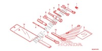 UTENSILI/SCATOLA BATTERIA per Honda NC 700 ABS 2012