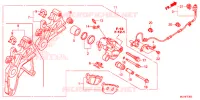 CALIBRO FRENO POSTERIORE per Honda NC 700 X ABS DCT 2014