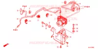 CILINDRO MAESTRO FRENO/MODULATORE ABS per Honda NC 700 X ABS DCT 2014