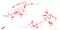 GRADINO/BRACCIO A TIRO/ PEDALE CAMBIO per Honda NC 700 X ABS DCT 2014