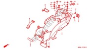 PARAFANGO POSTERIORE per Honda RVF 400 1997